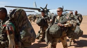 Des soldats français de l'opération Serval déployés au Mali