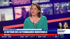 Delphine d'Amarzit (PDG Euronext Paris) Retour des actionnaires individuels: "C'est un atout important"