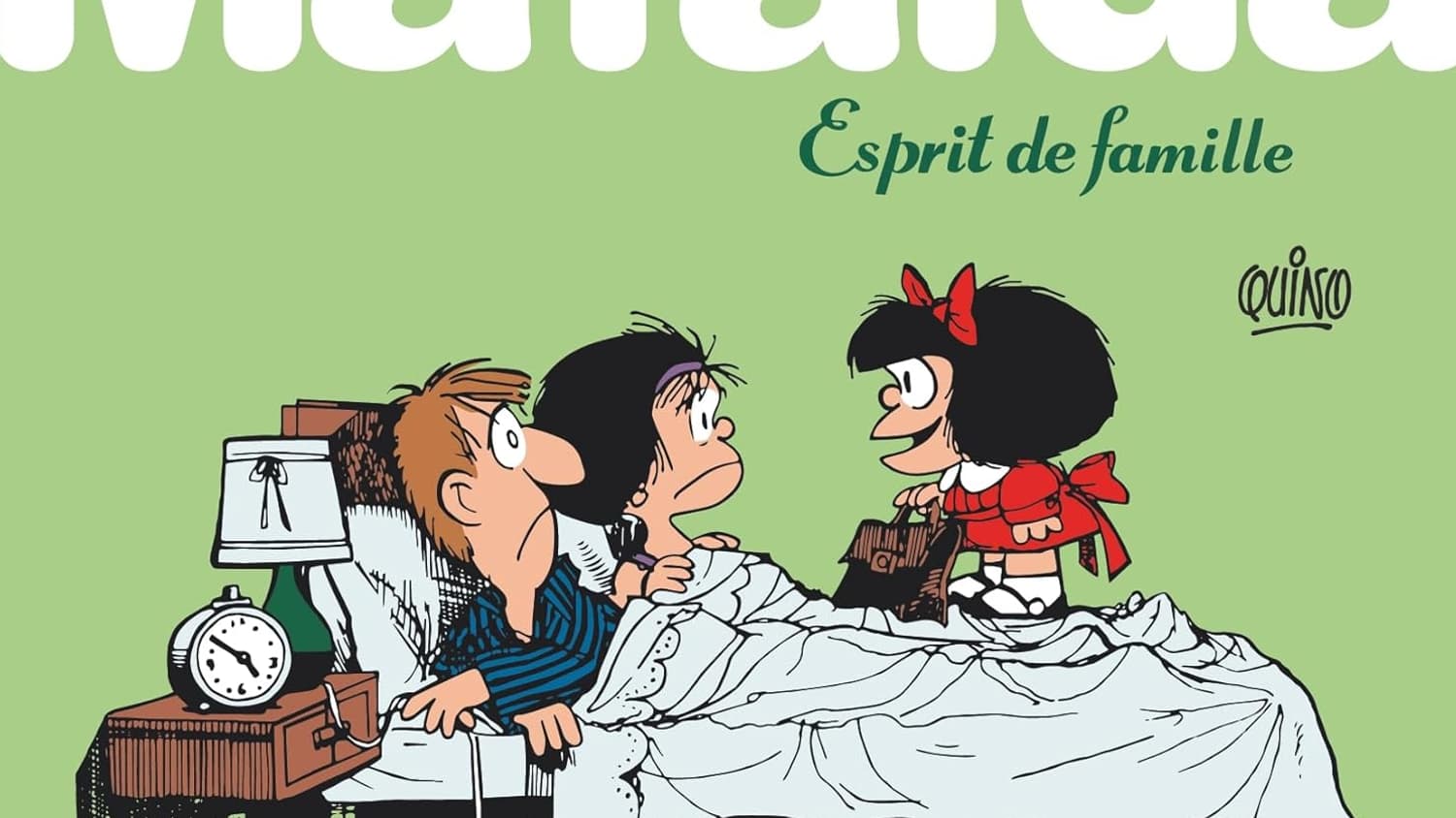 Couverture de "Mafalda, esprit de famille" de Quino Couverture de "Mafalda, esprit de famille" de Quino