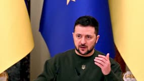 Volodymyr Zelensky le 19 janvier 2023 à Kiev, capitale de l'Ukraine