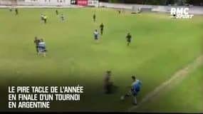 Le pire tacle de l'année en finale d'un tournoi en Argentine