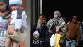 Des réfugiés syriens arrivent à Munich, en Allemagne, le 7 septembre 2015.