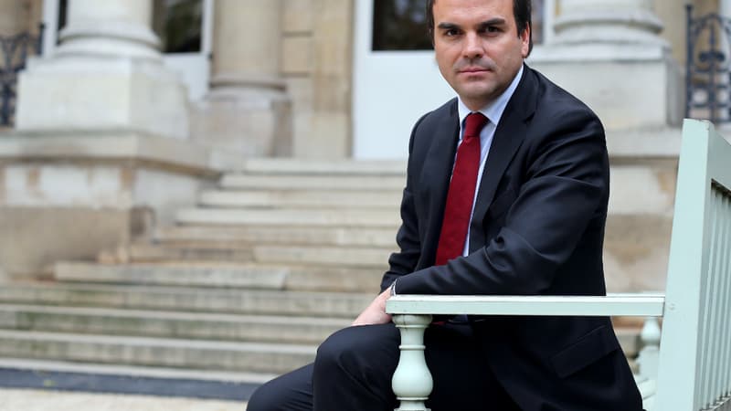 Thomas Thévenoud le 30 octobre 2012 devant l'Assemblée nationale.