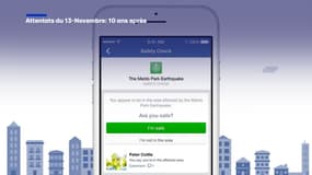 Le dispositif Safety Check de Facebook. 