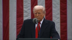 Donald Trump lors d'un discours à la Maison Blanche le 2 avril 2025