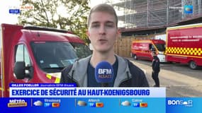 Un exercice de sécurité grandeur nature au château du Haut-Koenigsbourg