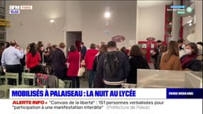 Essonne: professeurs, parents et élèves ont occupé pacifiquement le lycée Camille Claudel à Palaiseau, vendredi soir, pour protester contre la baisse des heures d'enseignement