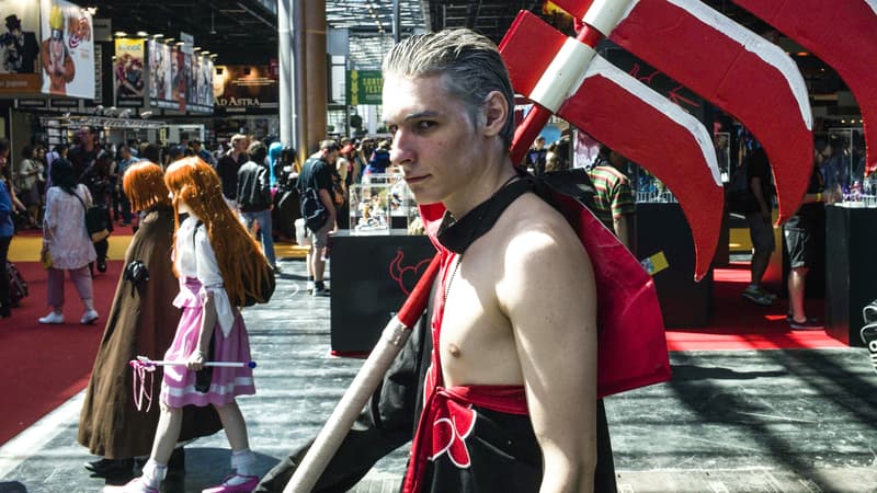 Un cosplayeur lors de la Japan Exop, le 2 juillet 2014.