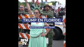 À Orlando, en Floride, pro et anti-Trump s'affrontent 