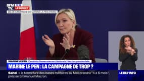 Marine Le Pen: "La manière dont ces gens partent, tant sur la forme que sur le fond, en dit beaucoup plus sur eux que sur nous"