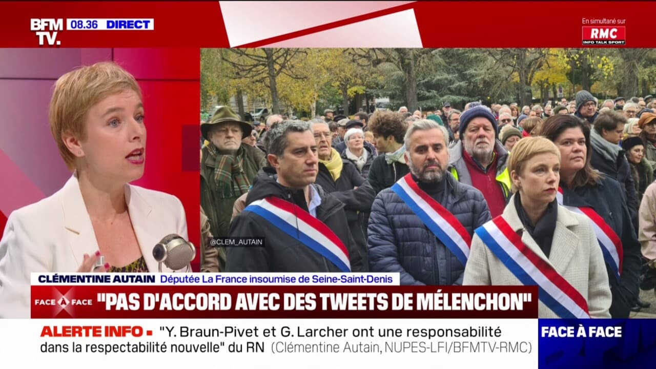 Clémentine Autain (LFI) "JeanLuc Mélenchon n'est pas éternel"