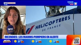 Provence: les marins-pompiers en alerte face aux risques d'incendies