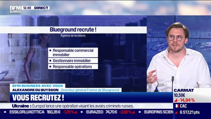 Ça recrute ! Blueground : Agence de location