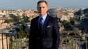 L'acteur Daniel Craig lors de la promotion du nouveau volet de la saga James Bond, "007 Spectre", en Italie en février 2015