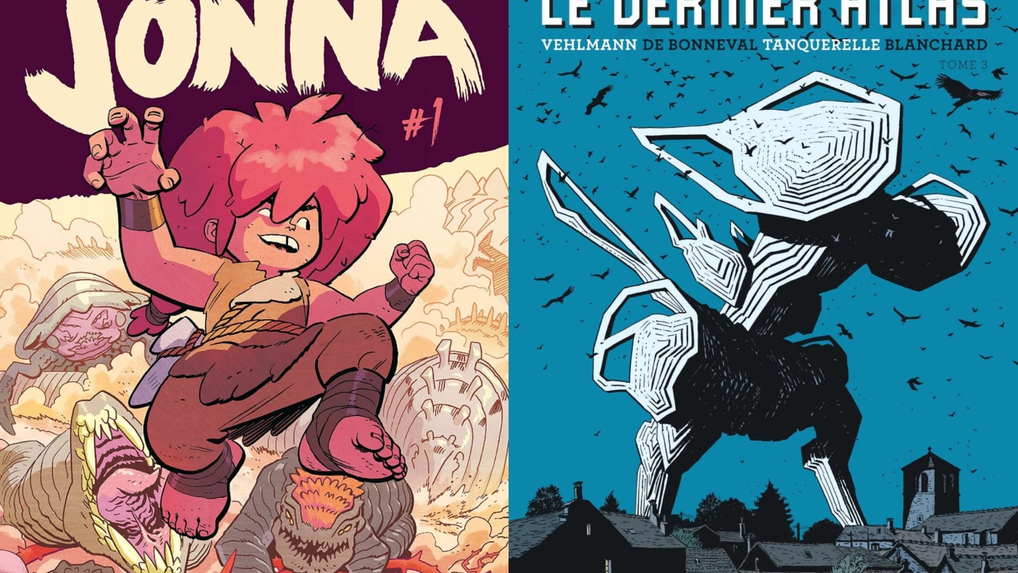 Les BD "Jonna" et "Le Dernier Atlas" Les BD "Jonna" et "Le Dernier Atlas"