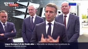 Ukraine: "On a triplé la cadence de nos canons" Caesar, affirme Emmanuel Macron