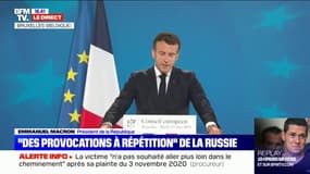 Emmanuel Macron: "Nous avons besoin de recadrer très profondément notre relation" avec la Russie