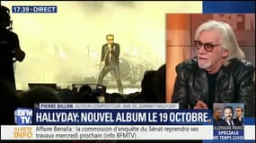 Album posthume d'Hallyday: "La voix est sublime. C'est un album avec du rock'n roll pur et dur, avec de très belles ballades", promet Pierre Billon