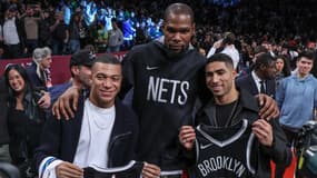Kylian Mbappé, Achraf Hakimi et Kevin Durant