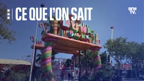 L'entrée du parc d'attractions Luna Park au Cap d'Agde, le 6 août 2023.