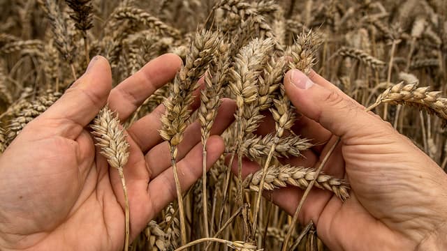 Les moissons de blé bio s'annoncent très mauvaises dans les zones touchées par les inondations.