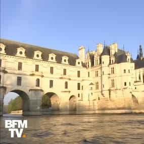 Le niveau très bas du Cher menace sérieusement les fondations du château de Chenonceau