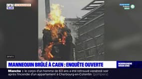 Mannequin brûlé à Caen: une enquête ouverte