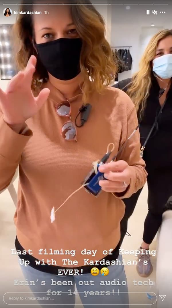 Une Story de Kim Kardashian sur Instagram Une Story de Kim Kardashian sur Instagram