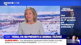 Une présentatrice de JT générée par l'intelligence artificielle? BFMTV répond à vos questions