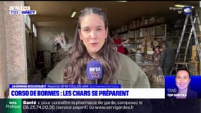 Corso de Bormes-les-Mimosas: les associations terminent leurs chars