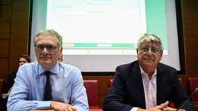 Philippe Juvin et Éric Coquerel à l'Assemblée nationale le 20 octobre 2025