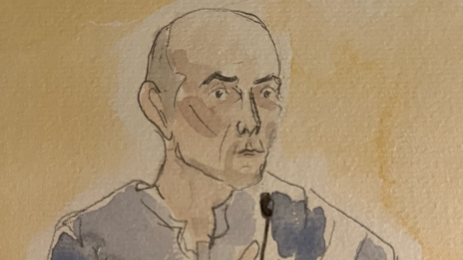 Procès des viols de Mazan: l'accusé Jérôme V. Procès des viols de Mazan: l'accusé Jérôme V.