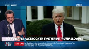 #Magnien, la chronique des réseaux sociaux : Les comptes Facebook et Twitter de Trump Bloqués - 07/01