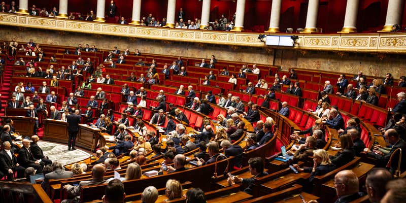 L'Assemblée nationale lors des questions au gouvernement le 15 octobre 2025