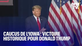 Caucus de l'Iowa: Trump appelle les républicains à "s'unir" après sa victoire au premier round des primaires