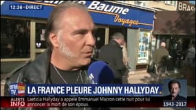 "J'espère que le président va instaurer un jour de deuil national. Sinon ce serait une grave faute", estime un fan de Johnny