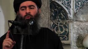 Abou Bakr al-Baghdadi, chef du groupe Etat islamique, dans un enregistrement diffusé en juin dernier.