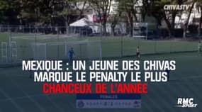 Mexique : Un jeune des Chivas marque le penalty le plus chanceux de l’année 