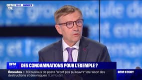 Émeutes: "Nous avons en France une belle jeunesse [et] une minorité qui ne veut pas respecter la loi", pour Joaquim Pueyo (maire PS d'Alençon) 