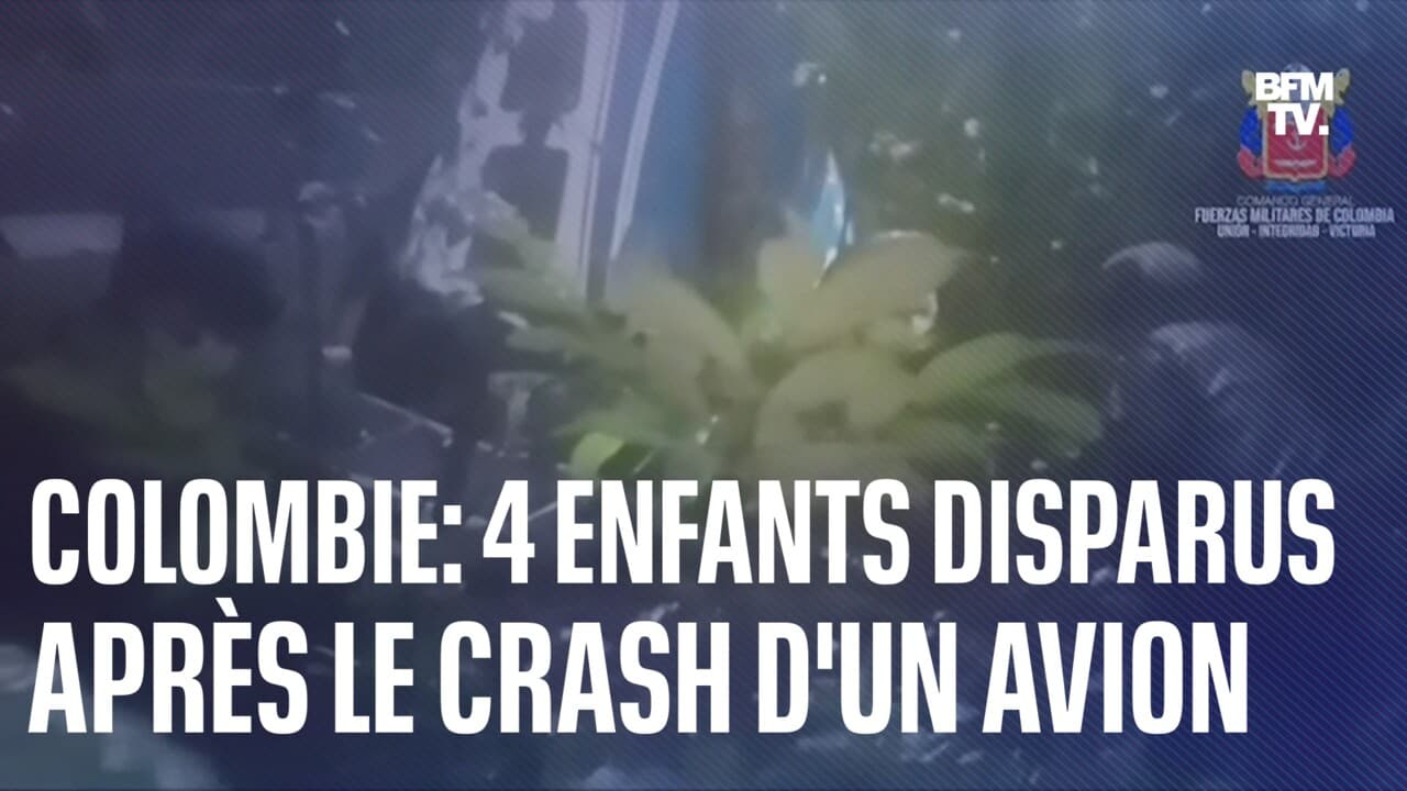 Quatre enfants sont introuvables après le crash d un avion en Colombie