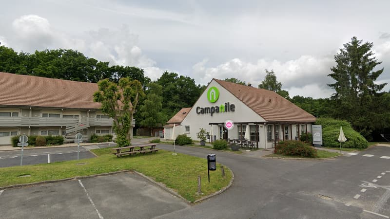 L'homme a été interpellé non loin de l'hôtel Campanile de Chantilly, où s'est produite l'agression. 