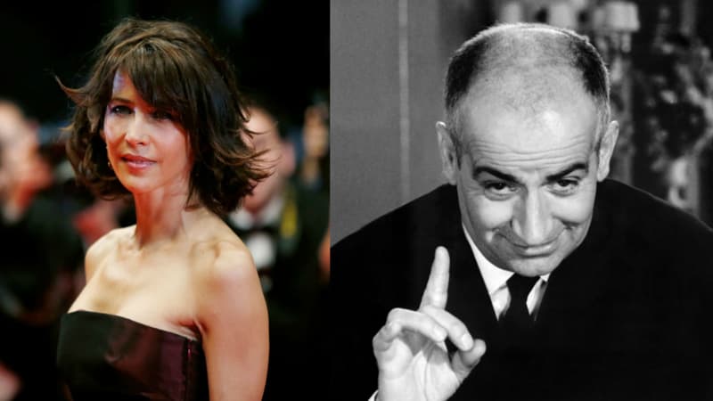 Sophie Marceau et Louis de Funès sont les acteurs préférés des Français, d'après un sondage.