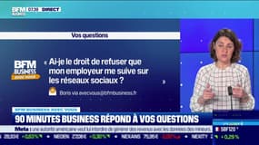 BFM Business avec vous : Ai-je le droit de refuser que mon employeur me suive sur les réseaux sociaux ? - 04/05