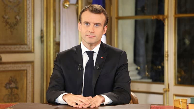 Emmanuel Macron, le 10 décembre. 