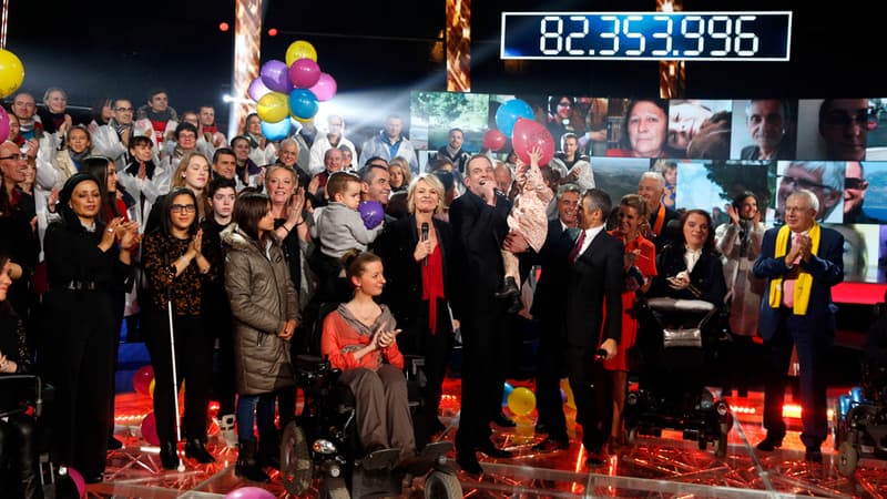 Plus de 82 millions d'euros de promesses de dons ont été récoltées par le Téléthon.