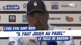 LOU 41-31 USAP : "Il faut jouer au padel", malgré le succès, le coach lyonnais dézingue ses joueurs
