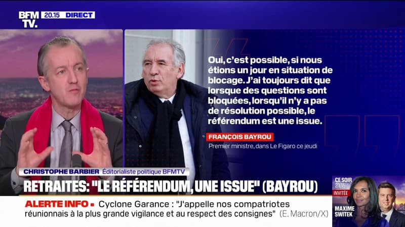 Réforme des retraites: François Bayrou annonce 