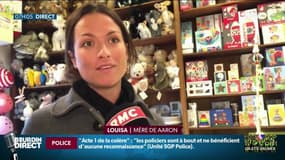 Louisa, mère d'Aaron: "Le Père Noël n'est pas bloqué sur les ronds-points, puisqu'il vient en traîneau ! 'Gilets jaunes' ou pas, il sera bien là et les cadeaux seront au pied du sapin !"