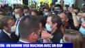 EN VIDEO - Emmanuel Macron visé par un oeuf lors d'une visite à Lyon