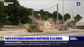 Fuite d'hydrocarbures à la Mède 